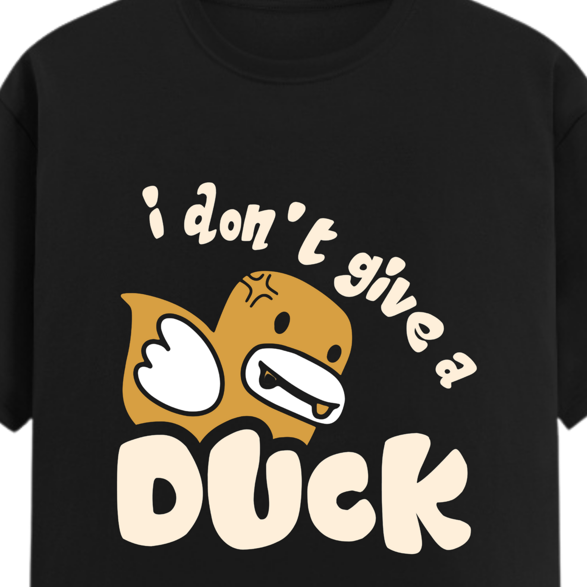 I Don't Give a Duck T-Shirt | Unisex Cotton Streetwear T-Shirt