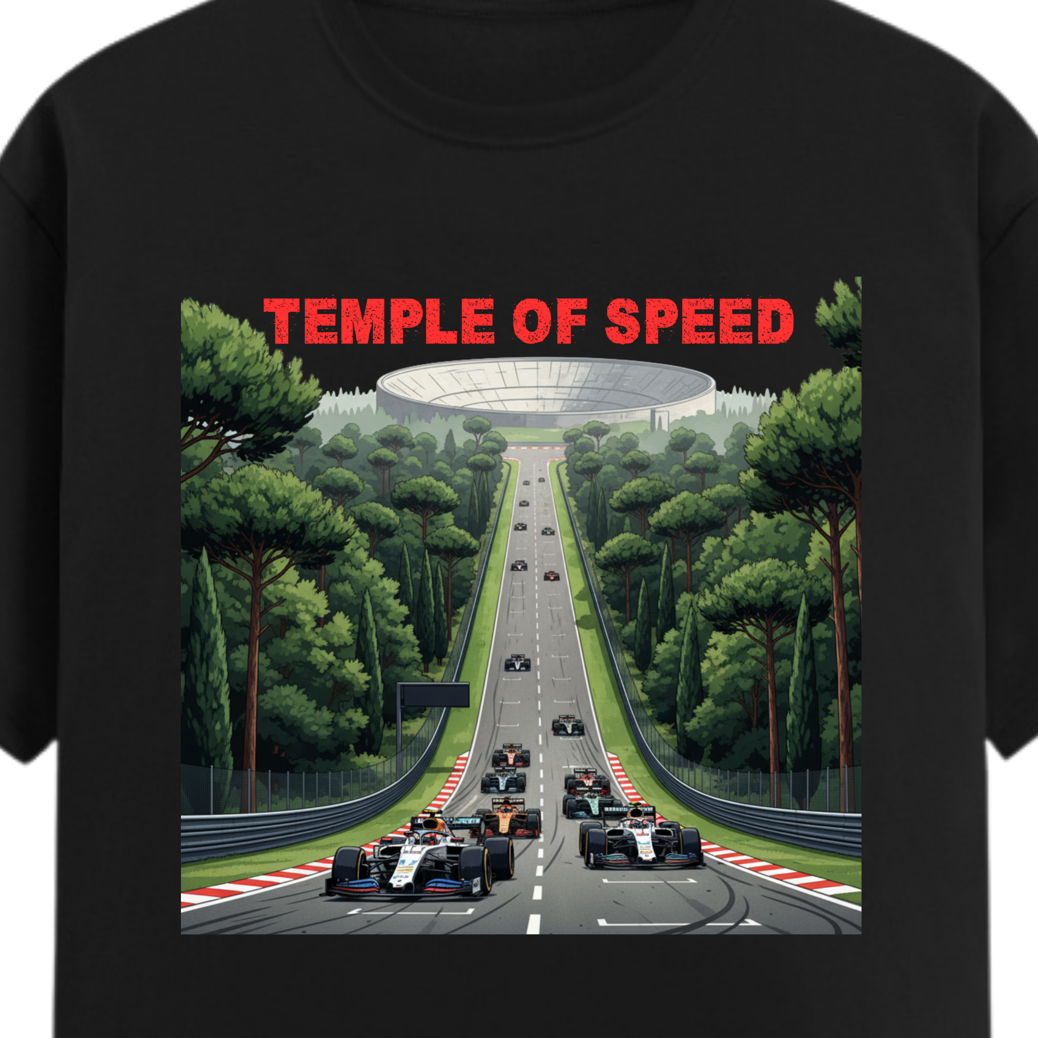 Monza "Temple of Speed" | Formula 1 Unisex Cotton T-Shirt