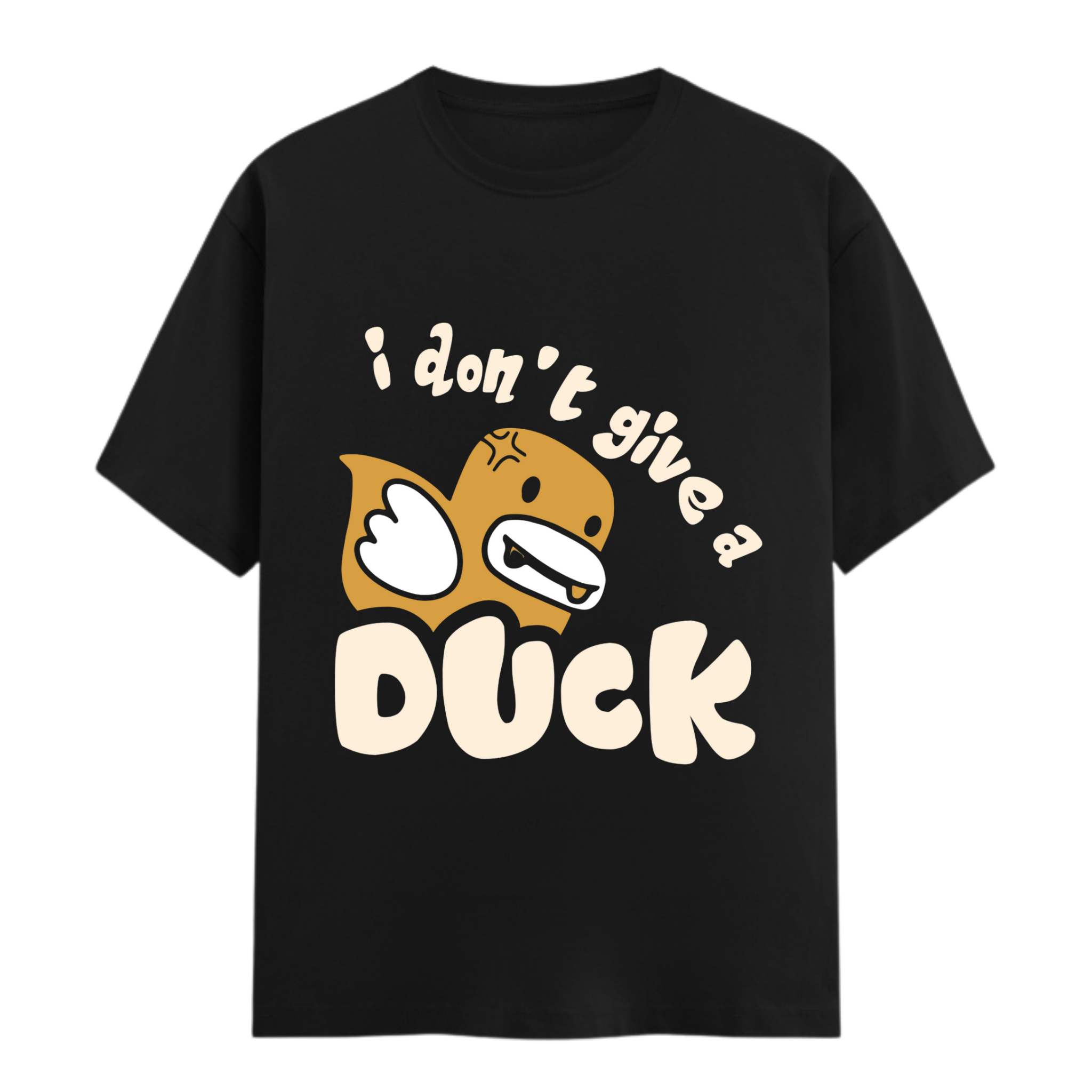 I Don't Give a Duck T-Shirt | Unisex Cotton Streetwear T-Shirt