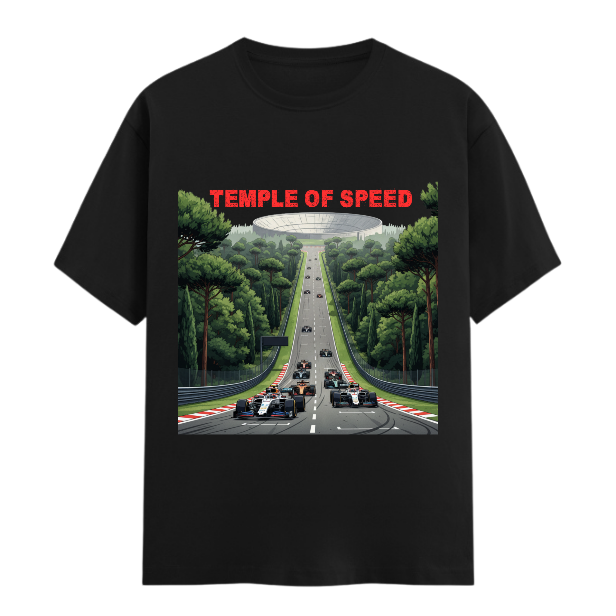 Monza "Temple of Speed" | Formula 1 Unisex Cotton T-Shirt