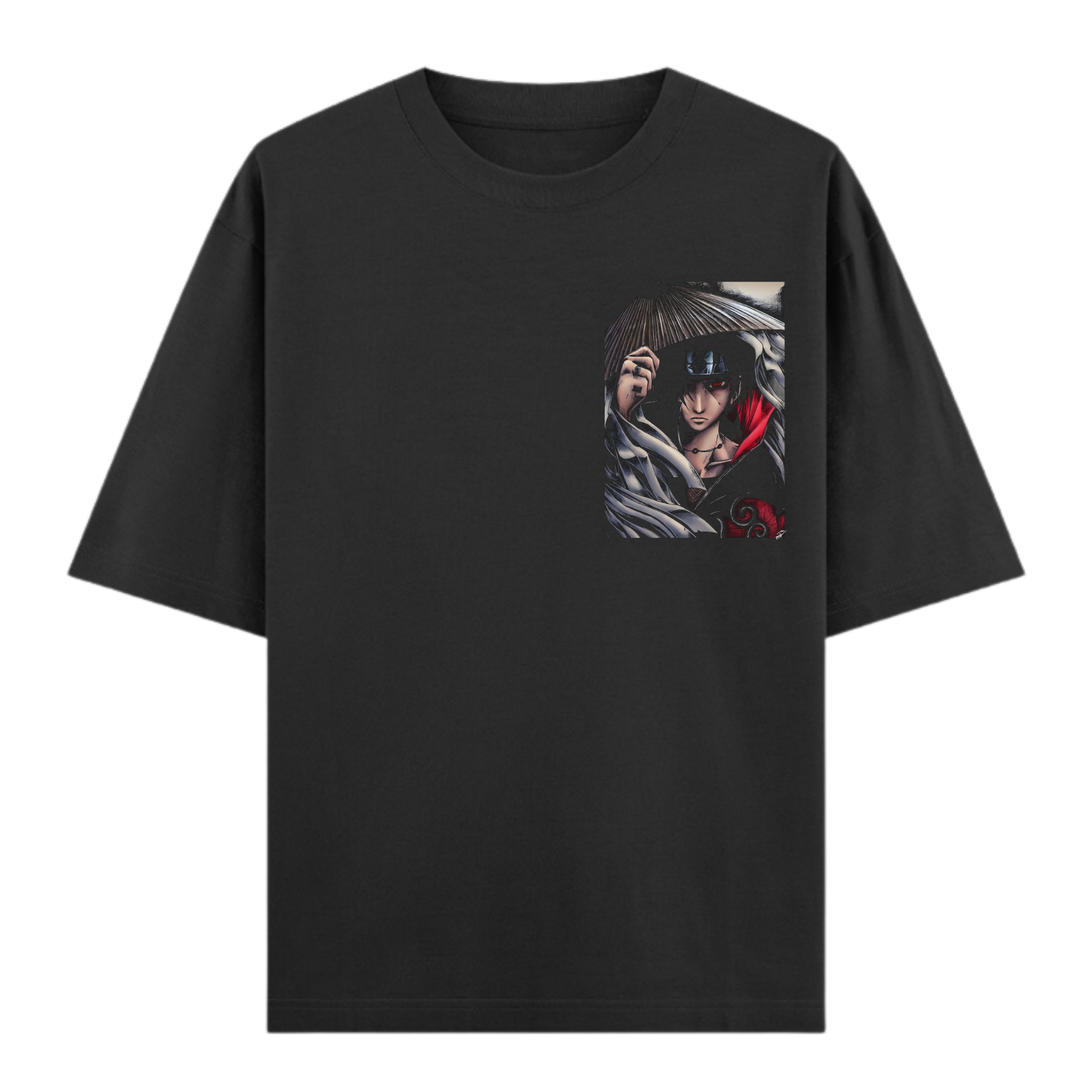 Itachi Uchiha | Unisex Cotton Anime Oversized Tee