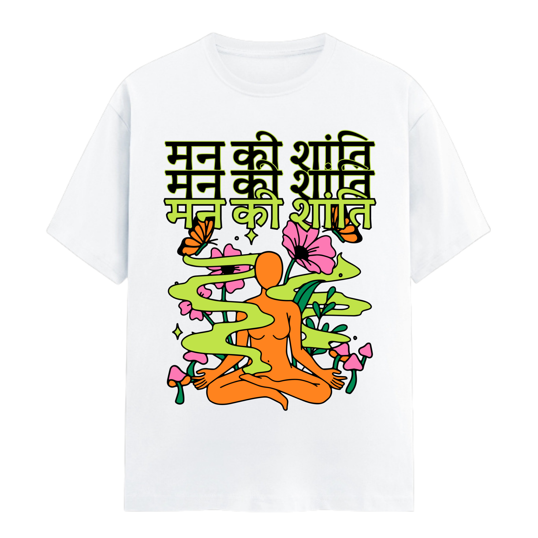 Man Ki Shanti | Desi Vibes Unisex Cotton T-shirt