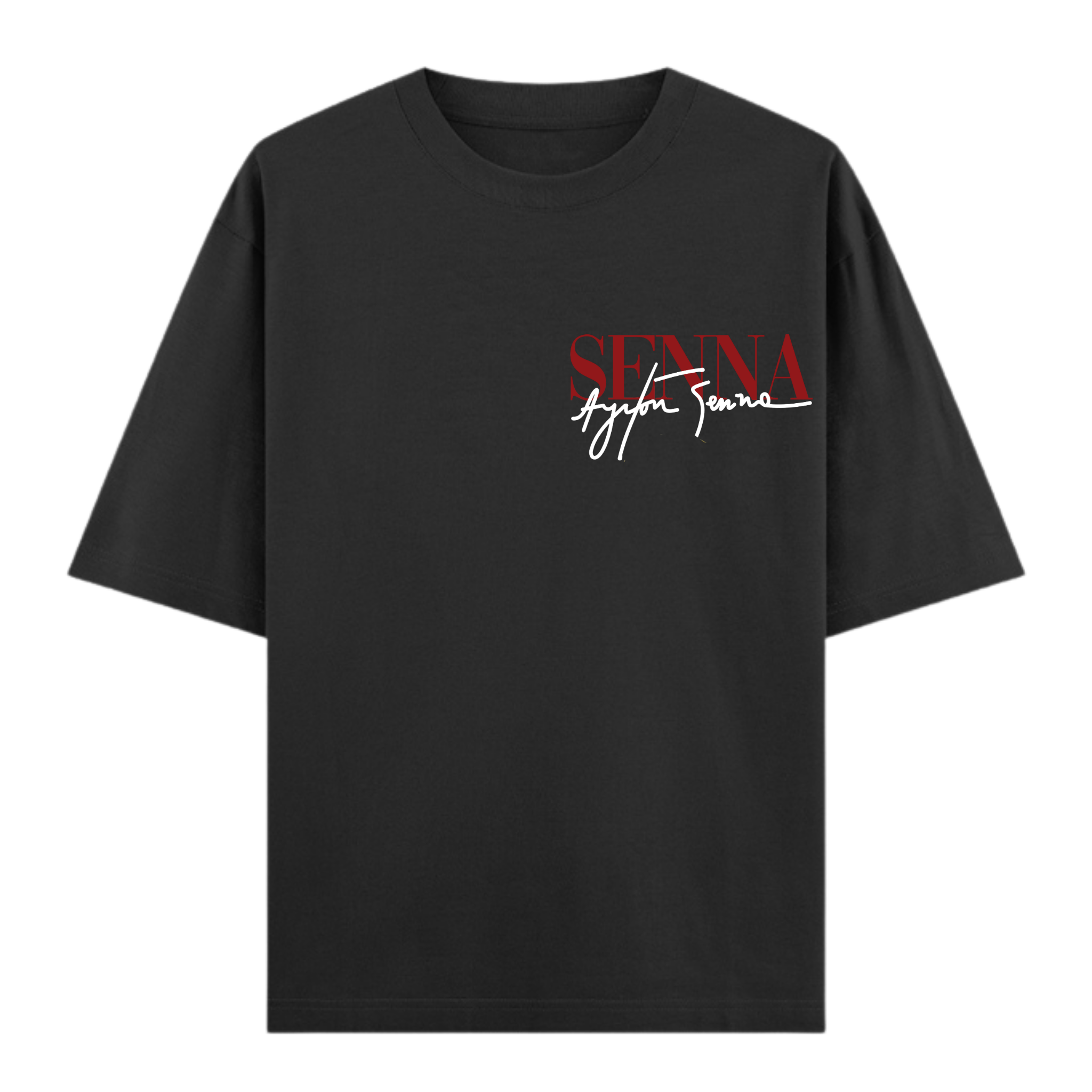 Ayrton Senna | Unisex Cotton F1 Racing Oversized Tee