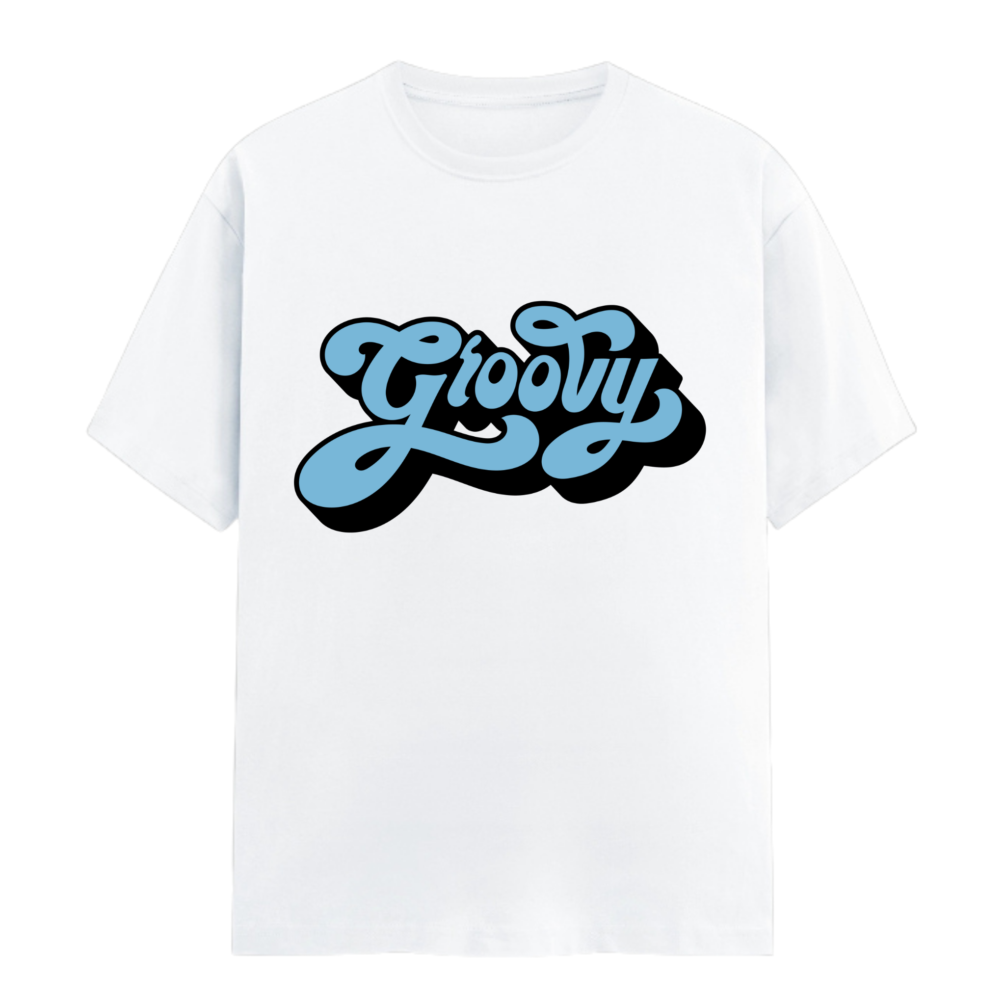 Groovy | Unisex Cotton Typography T-Shirt