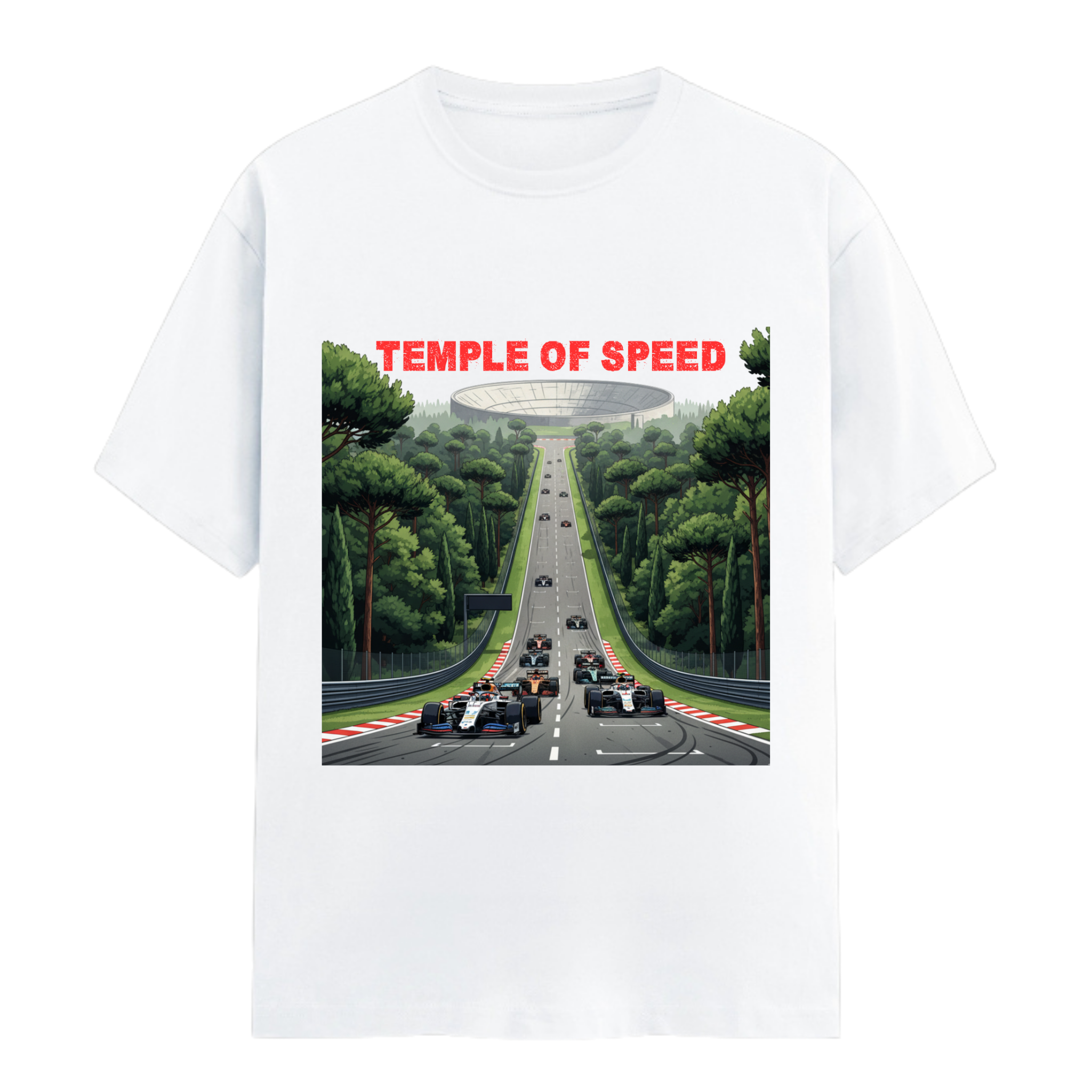 Monza "Temple of Speed" | Formula 1 Unisex Cotton T-Shirt