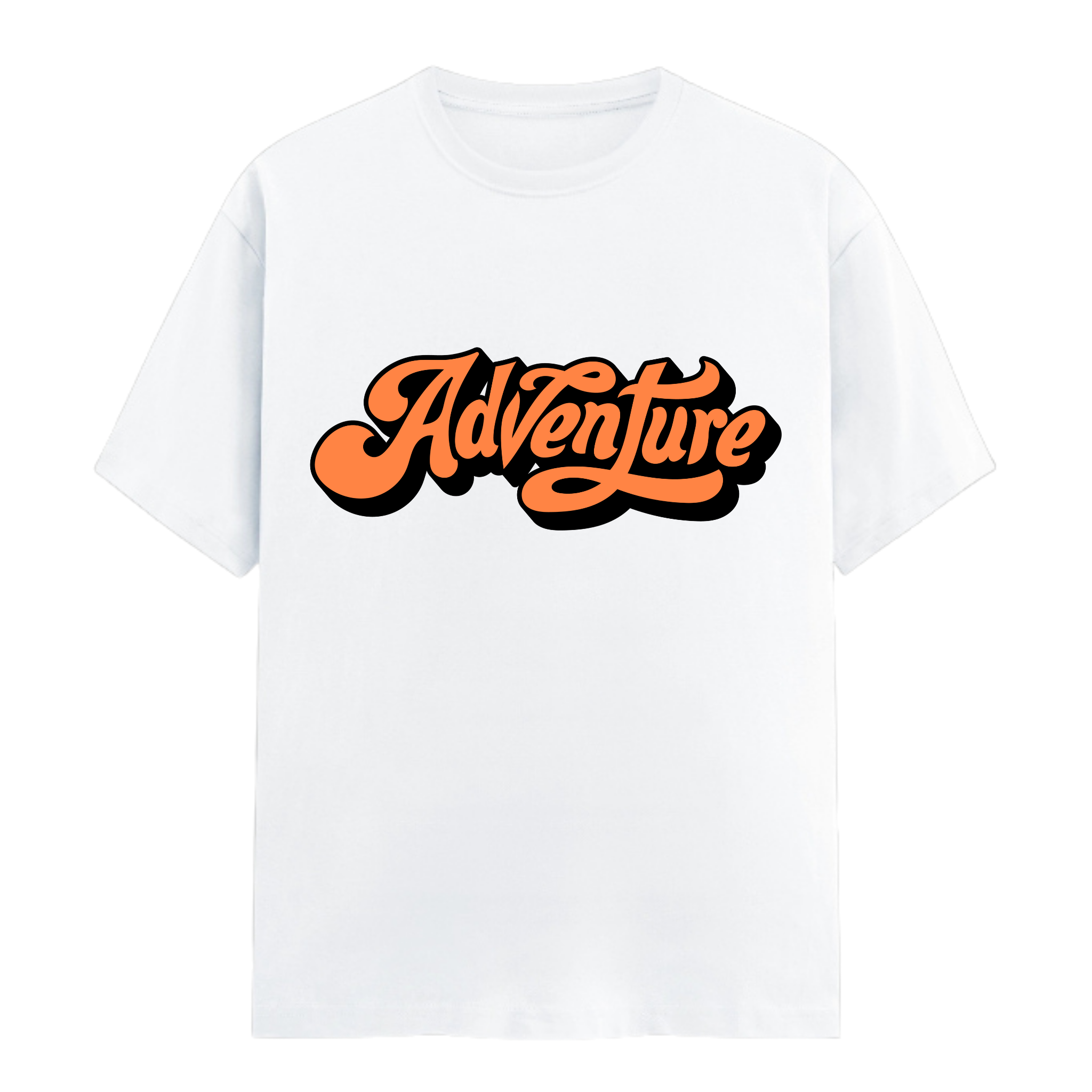 Adventure |Unisex Cotton Typography T-Shirt