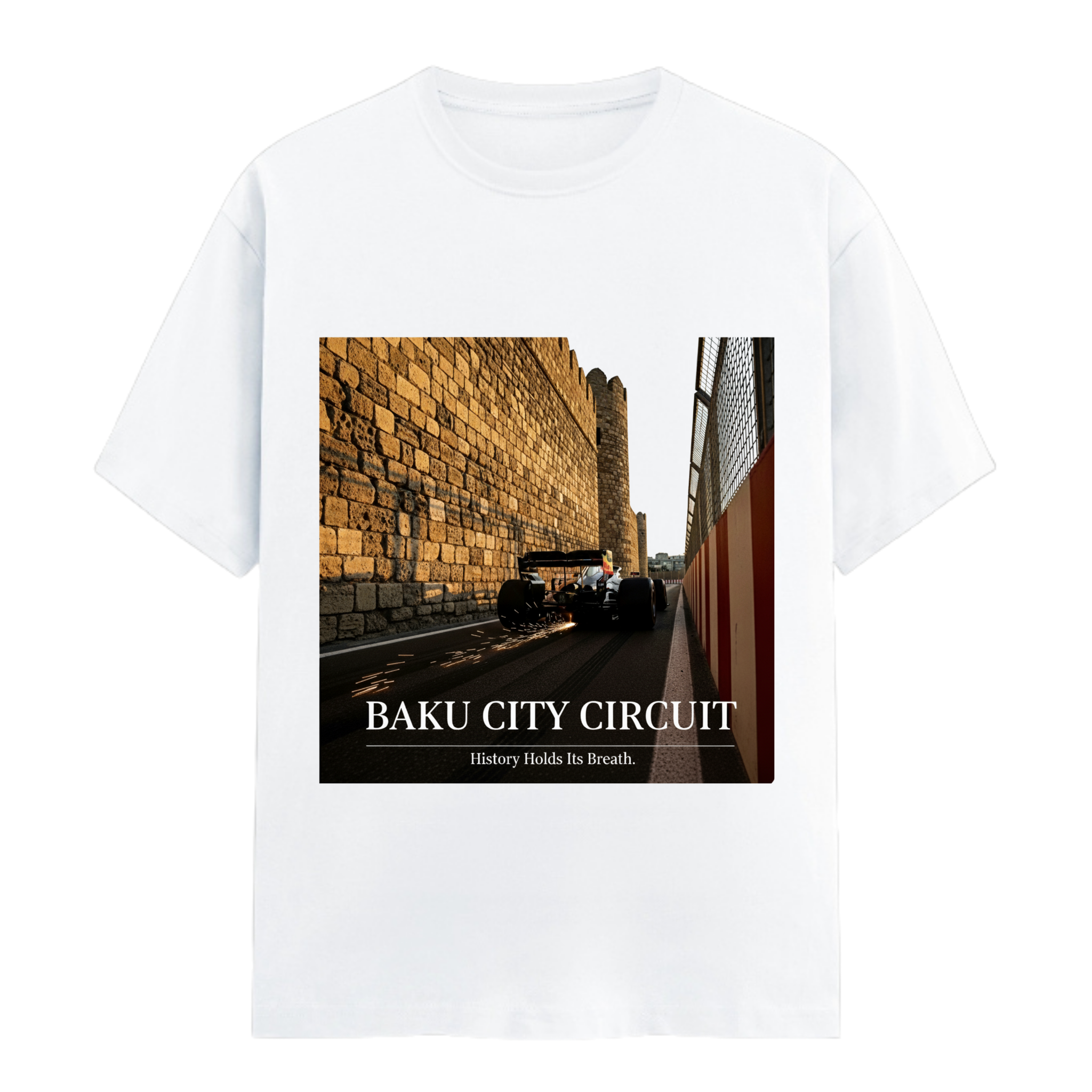 Baku City Circuit | F1 Circuit Unisex Cotton T-Shirt