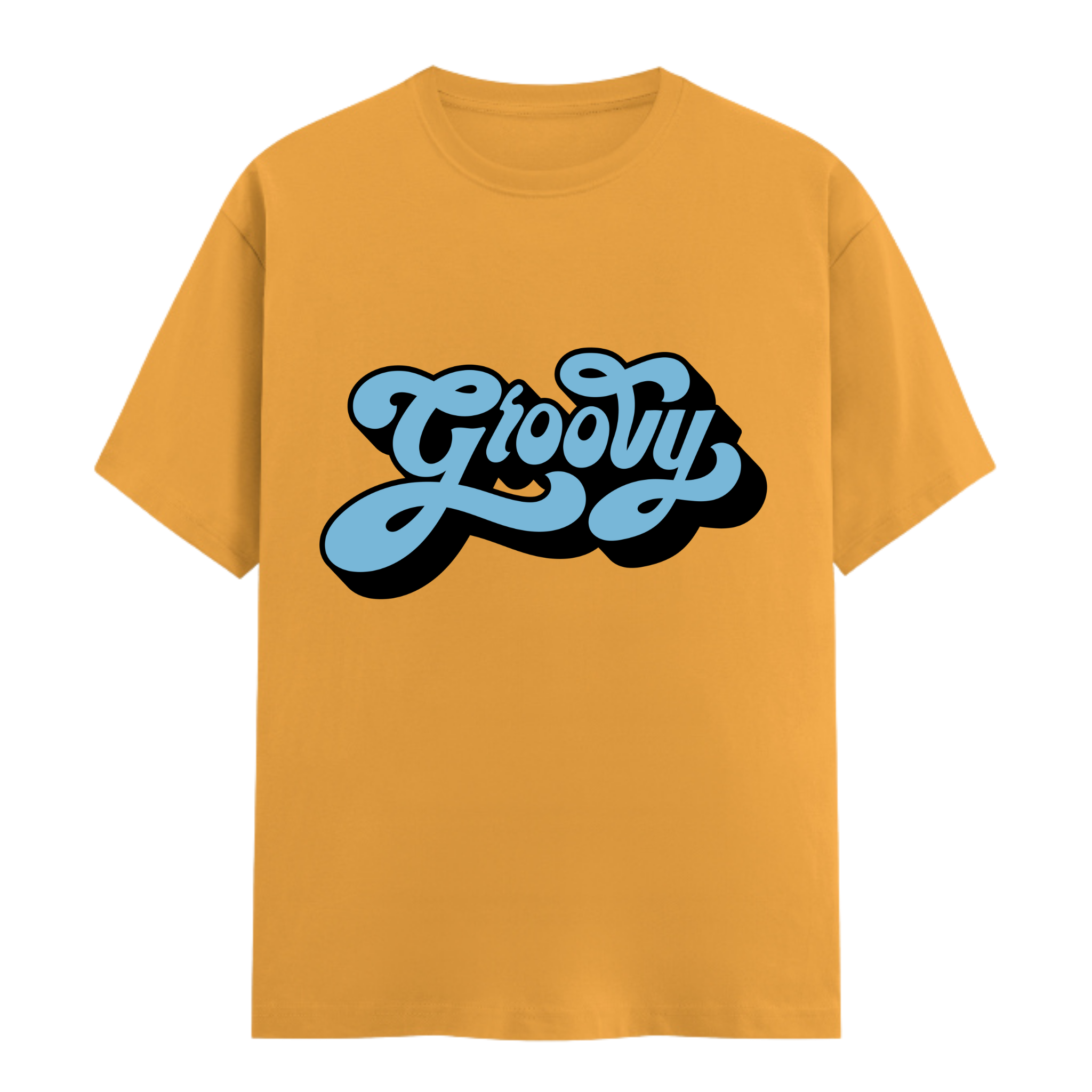 Groovy | Unisex Cotton Typography T-Shirt