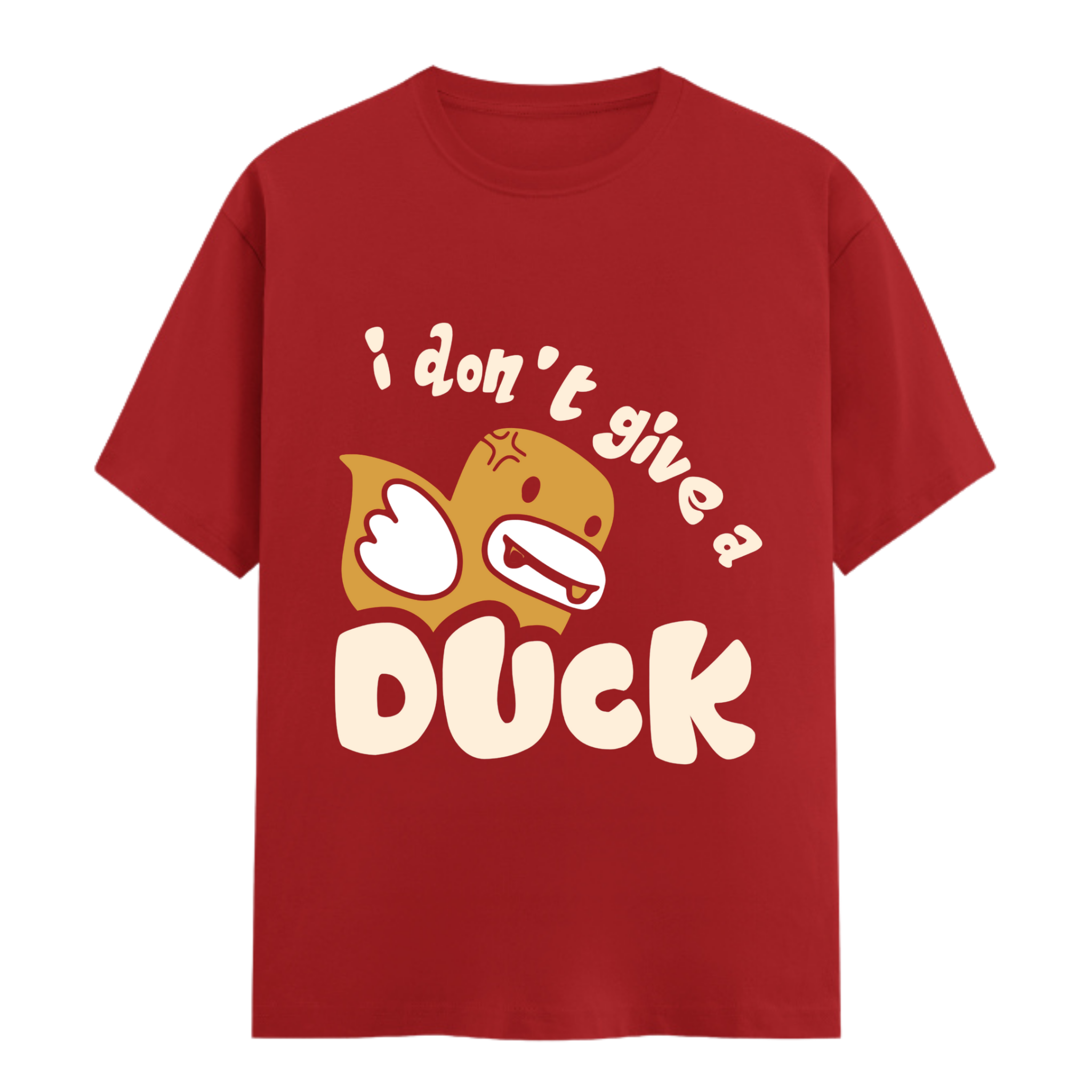 I Don't Give a Duck T-Shirt | Unisex Cotton Streetwear T-Shirt