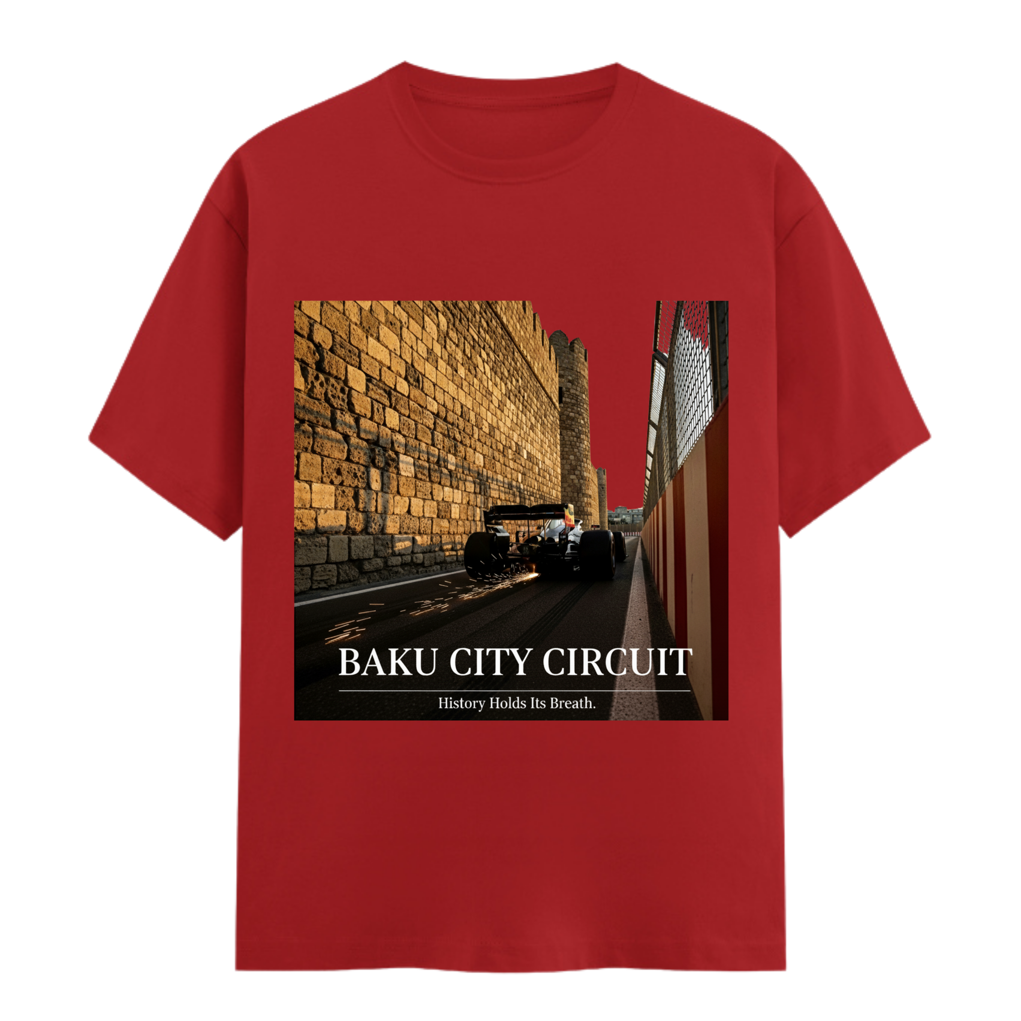Baku City Circuit | F1 Circuit Unisex Cotton T-Shirt