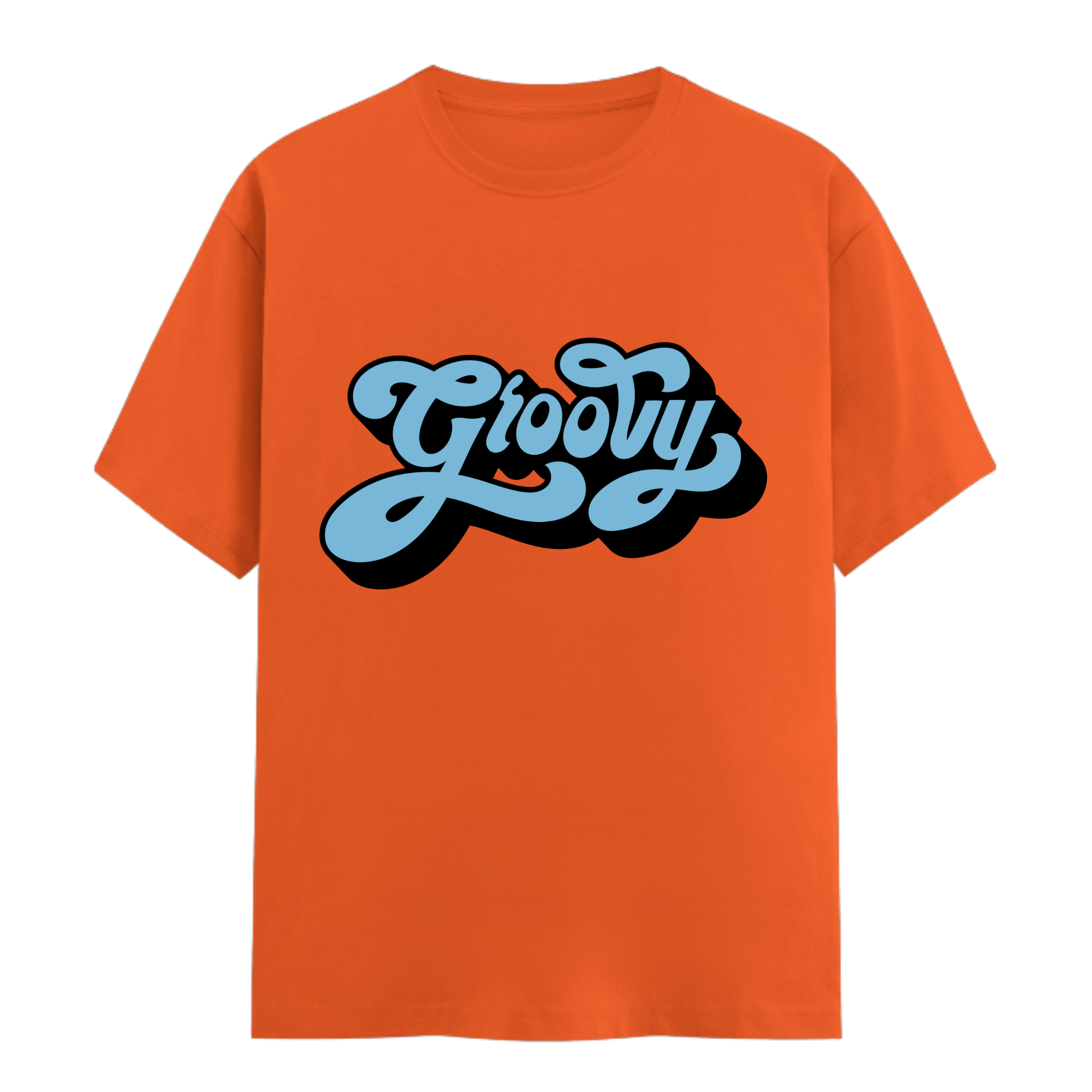 Groovy | Unisex Cotton Typography T-Shirt