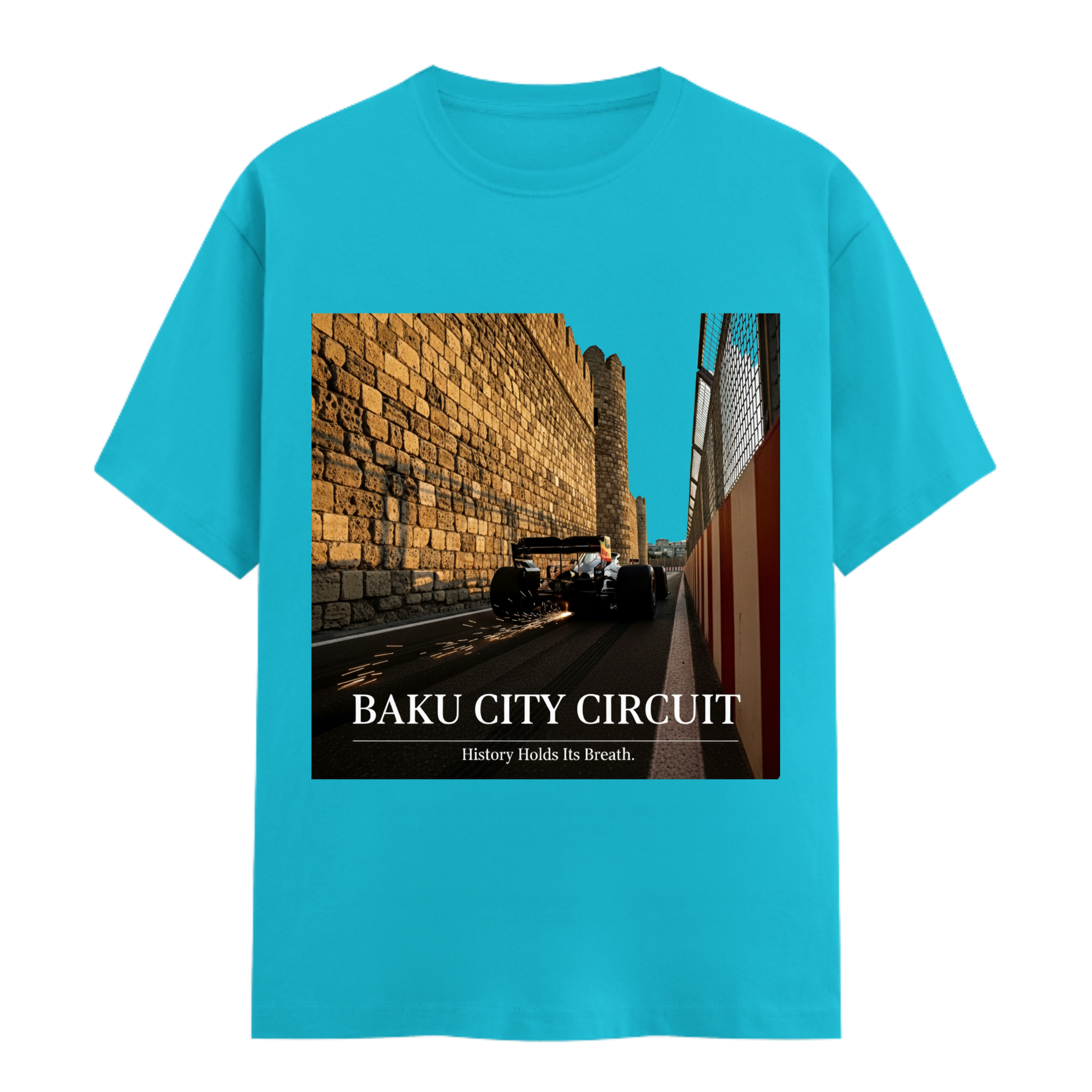 Baku City Circuit | F1 Circuit Unisex Cotton T-Shirt
