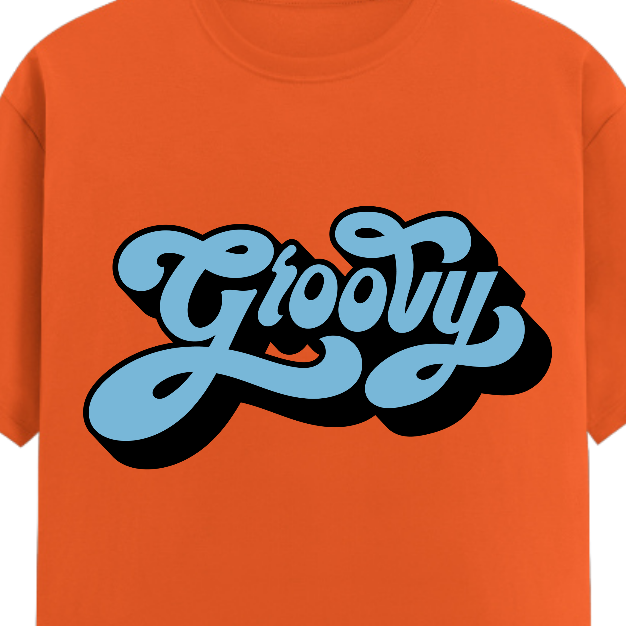 Groovy | Unisex Cotton Typography T-Shirt