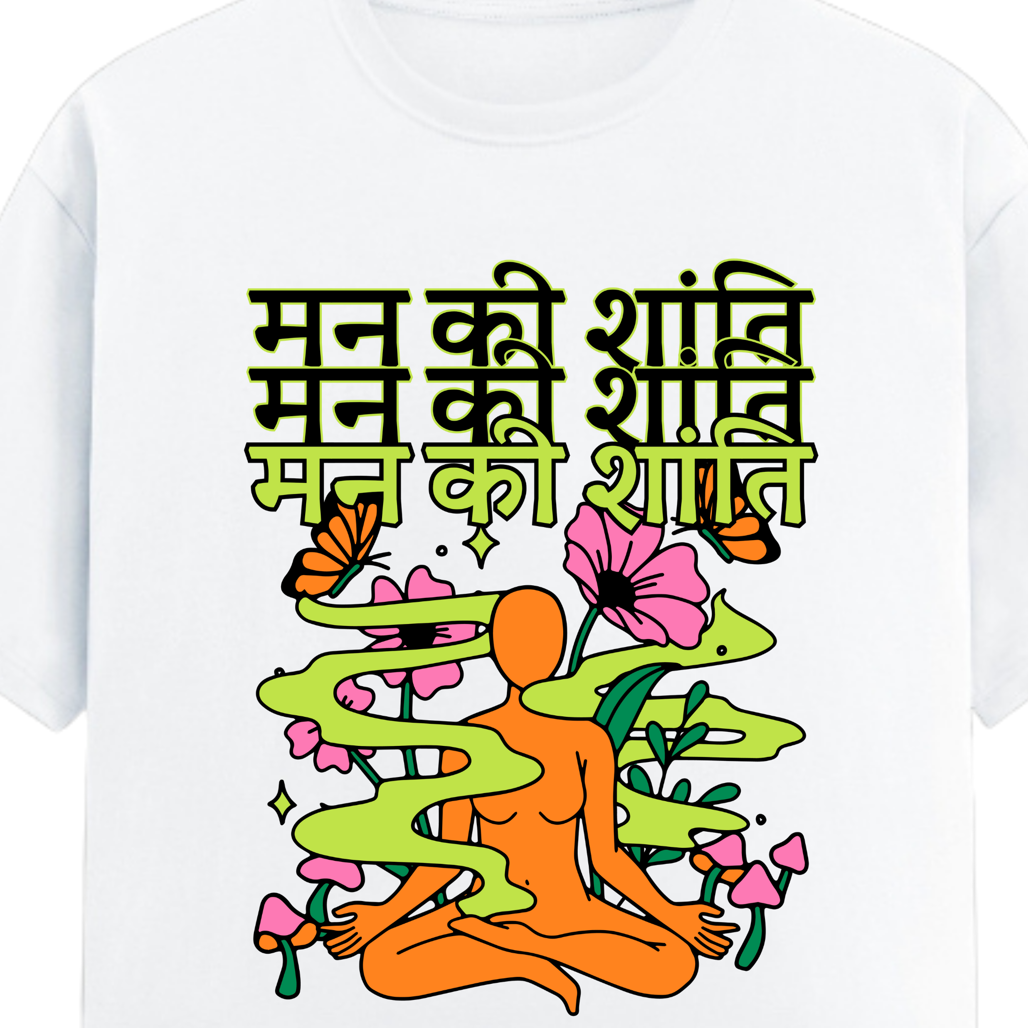 Man Ki Shanti | Desi Vibes Unisex Cotton T-shirt