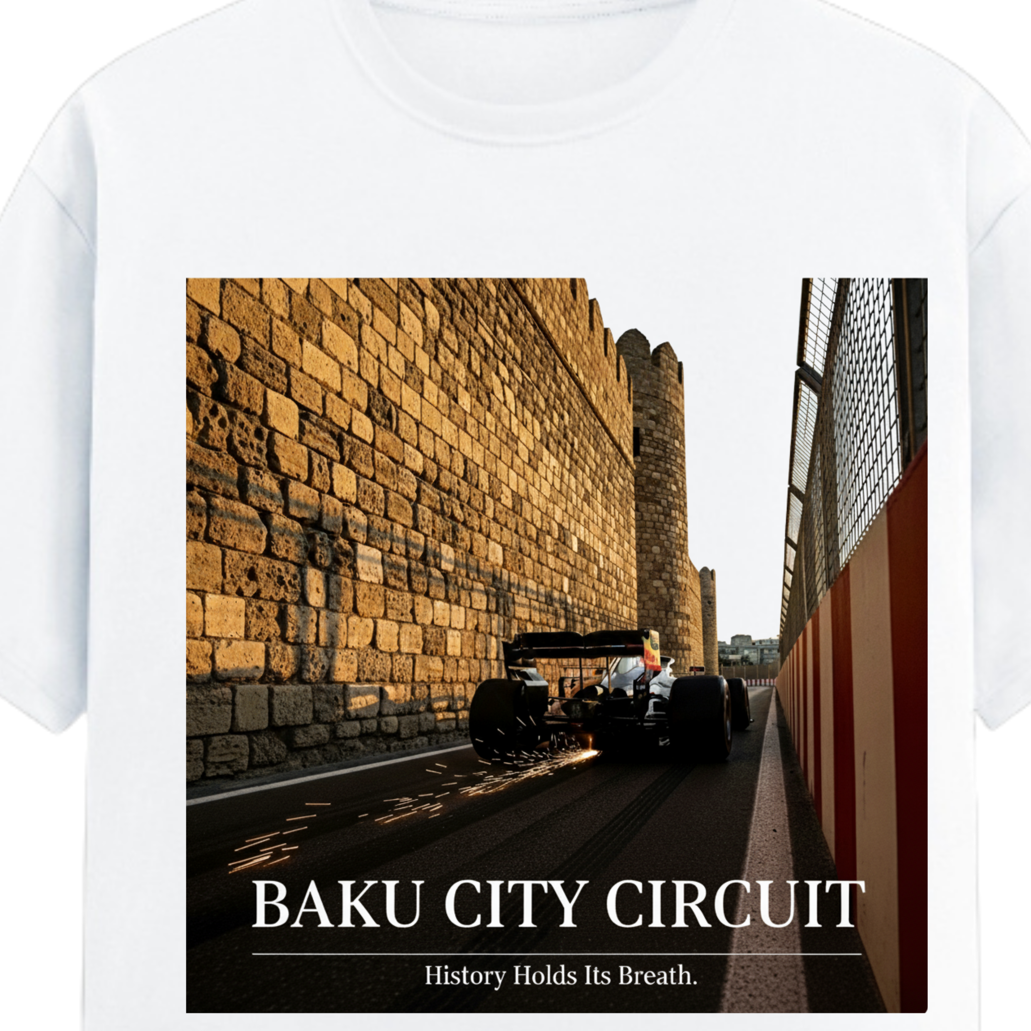 Baku City Circuit | F1 Circuit Unisex Cotton T-Shirt