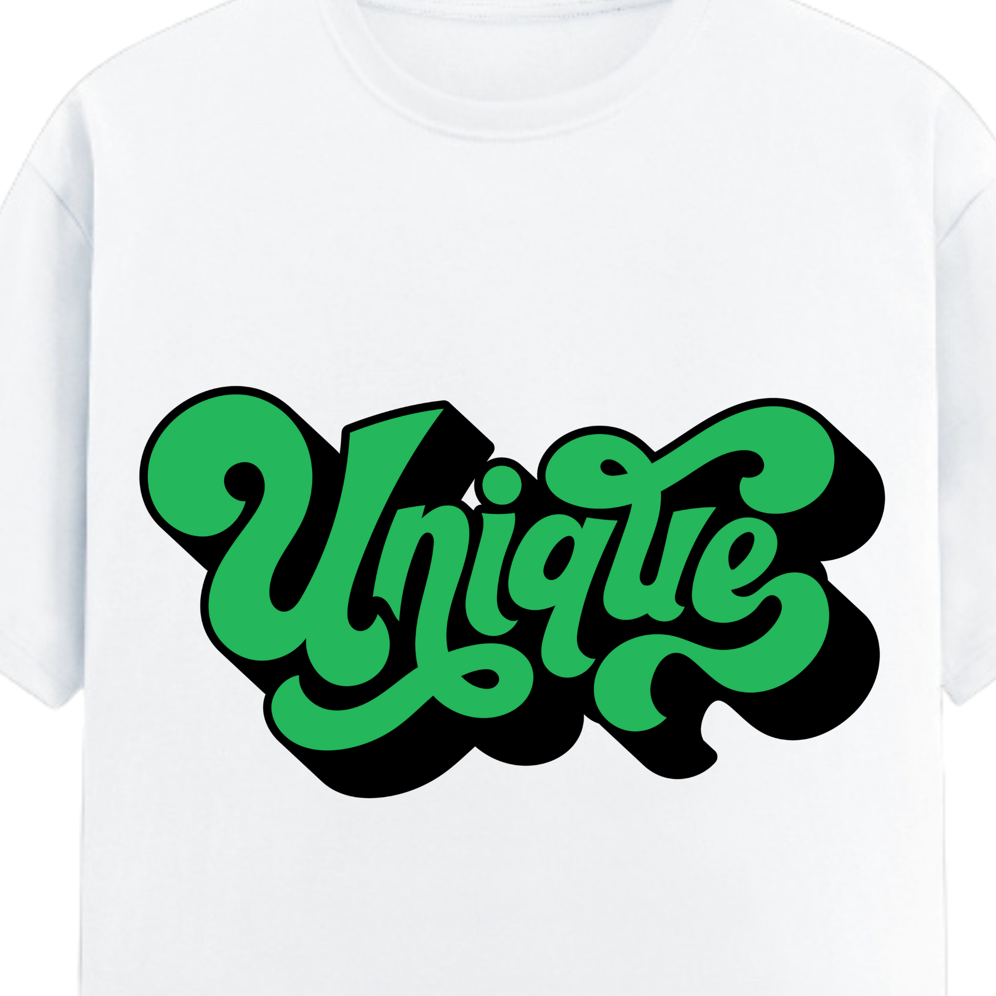 Unique| Unisex Cotton Typography T-Shirt