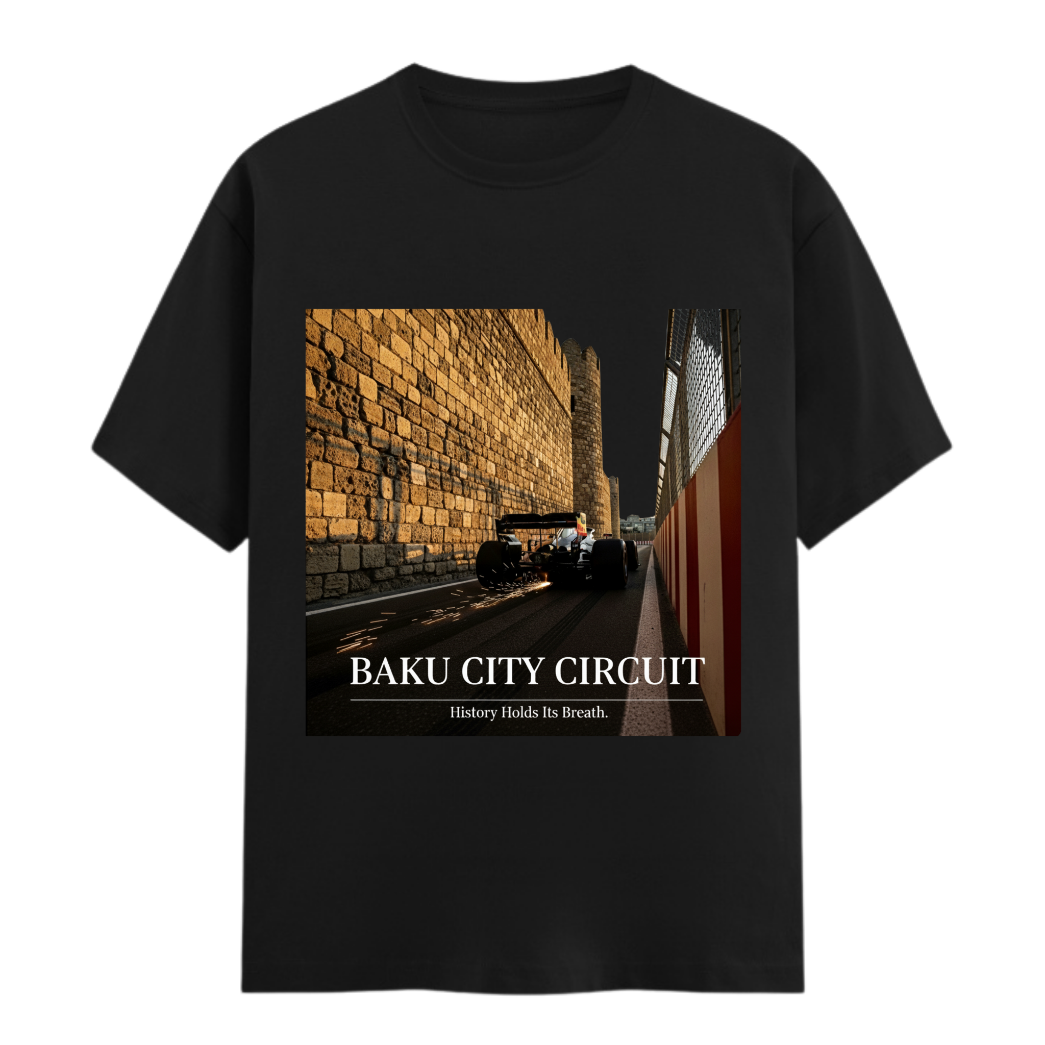 Baku City Circuit | F1 Circuit Unisex Cotton T-Shirt
