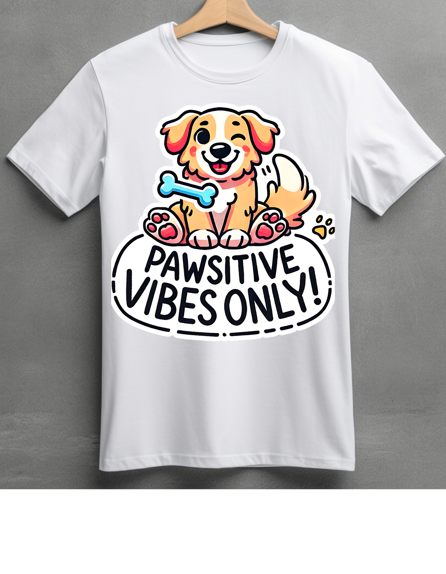 Pawsitive Vibes Only – Unisex T-Shirt