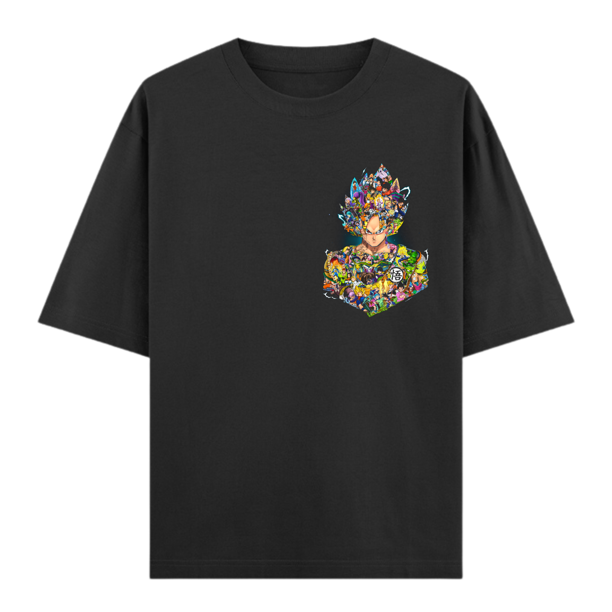 The Saiyan Goku | Unisex Cotton Anime Oversized Tee