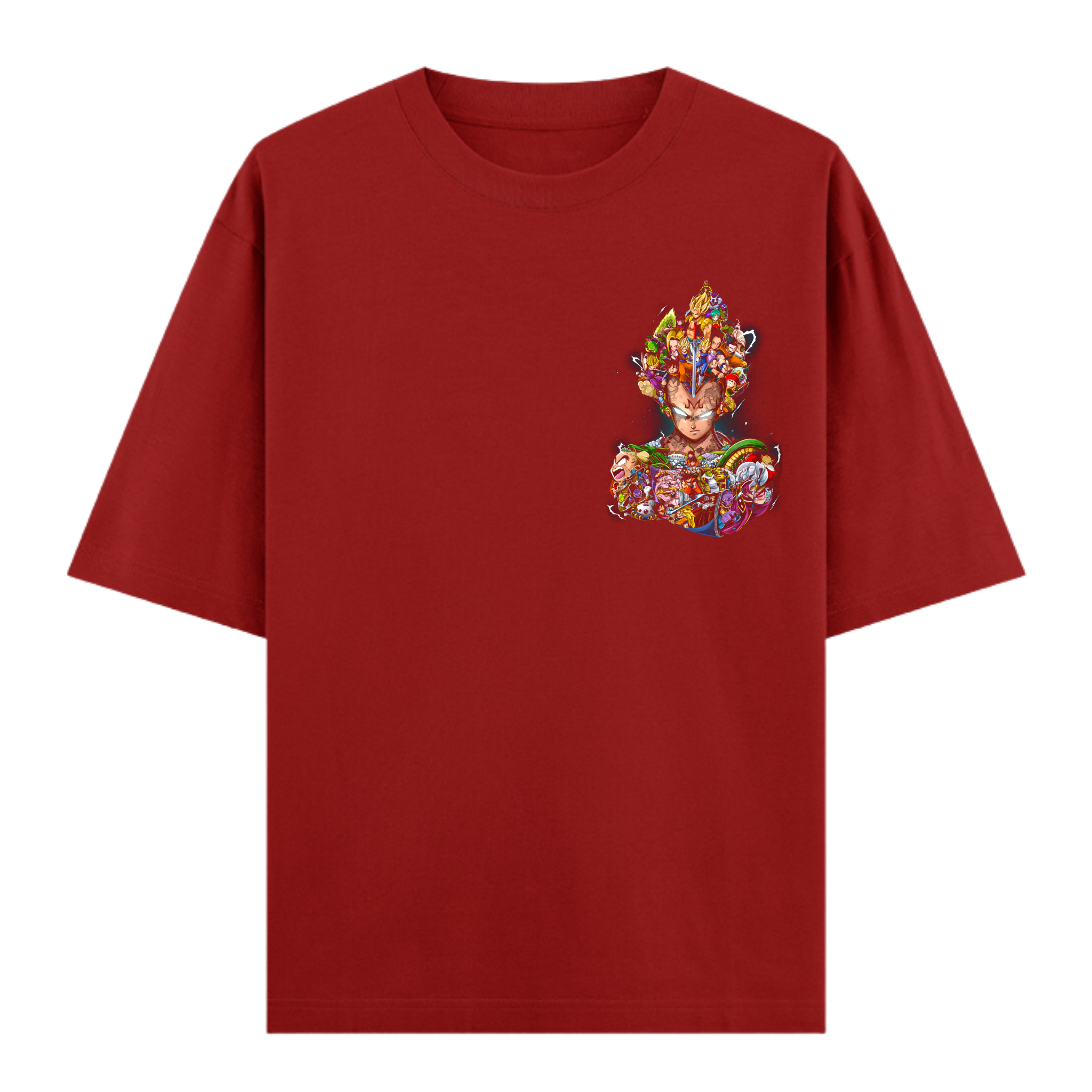Prince of Saiyans Vegeta | Unisex Cotton Anime Oversized Tee