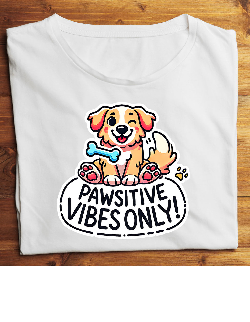 Pawsitive Vibes Only – Unisex T-Shirt