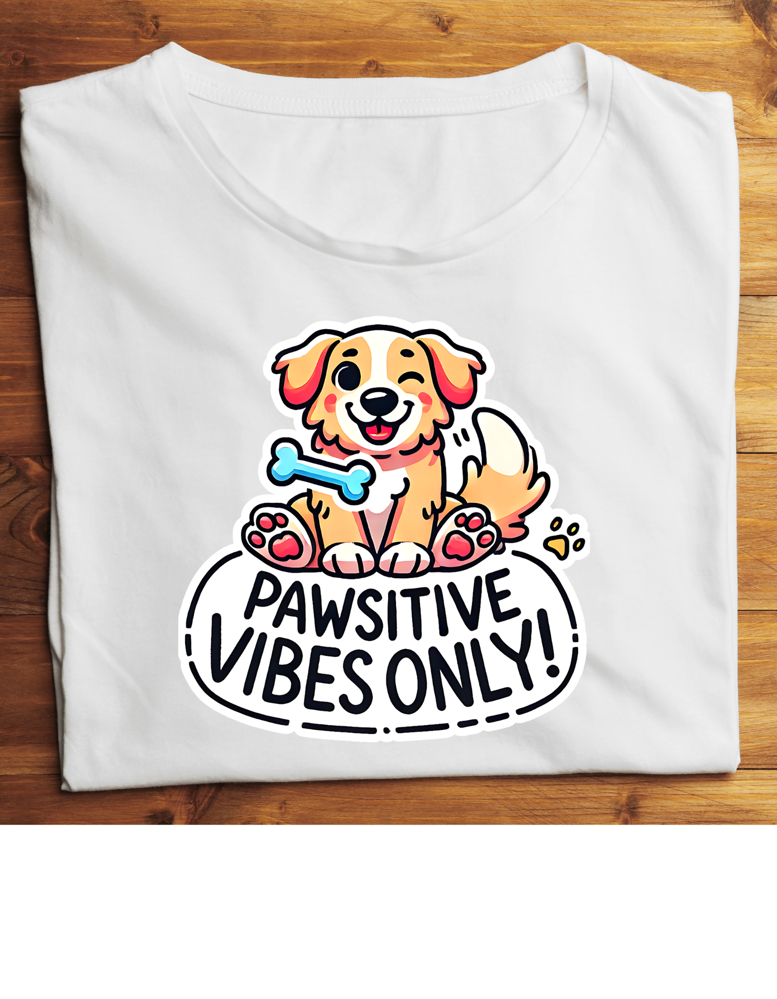 Pawsitive Vibes Only – Unisex T-Shirt