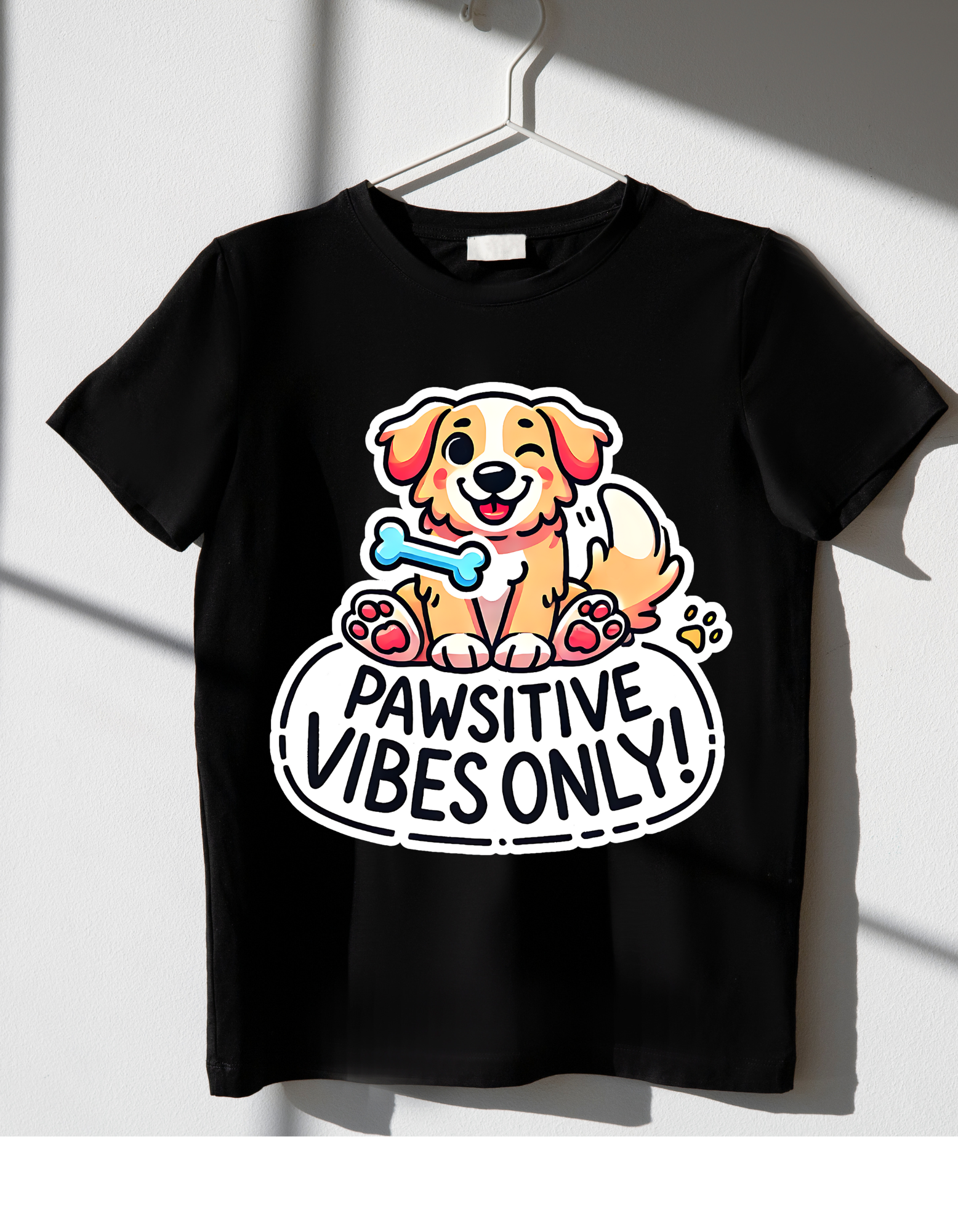 Pawsitive Vibes Only – Unisex T-Shirt