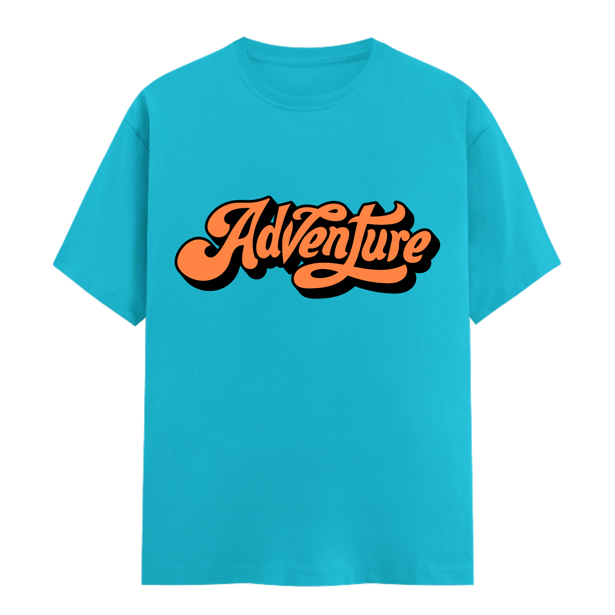 Adventure |Unisex Cotton Typography T-Shirt