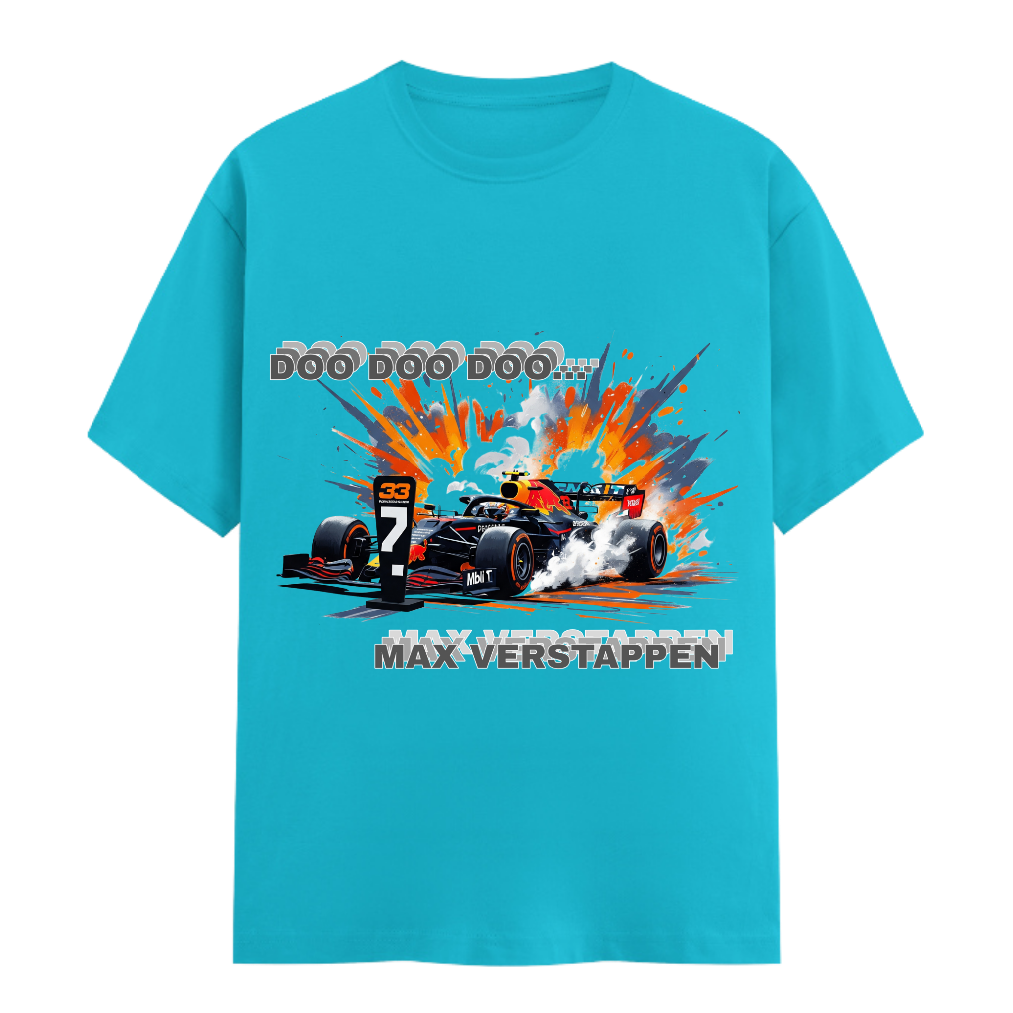 Unleashed Max | Formula 1 Unisex Cotton T-Shirt