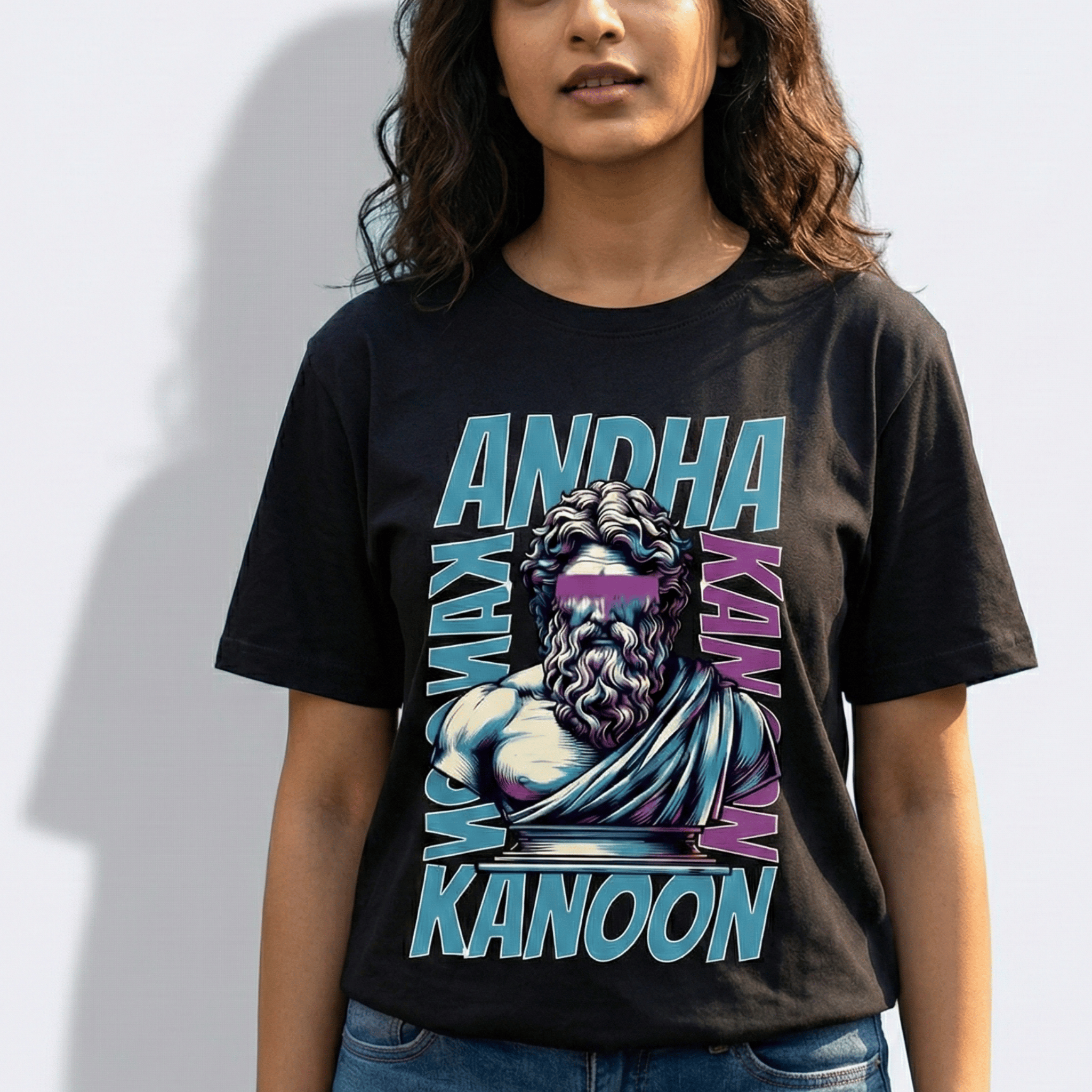 Andha Kanoon | Unisex Cotton Graphic T-Shirt